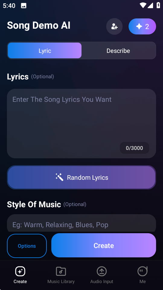Song AI歌曲创作app v1.1.0