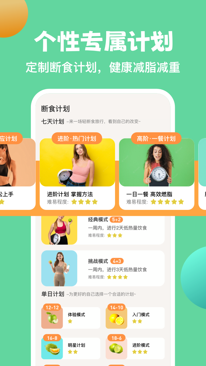 AIO轻断食减肥软件(怪兽轻断食) v4.4.4
